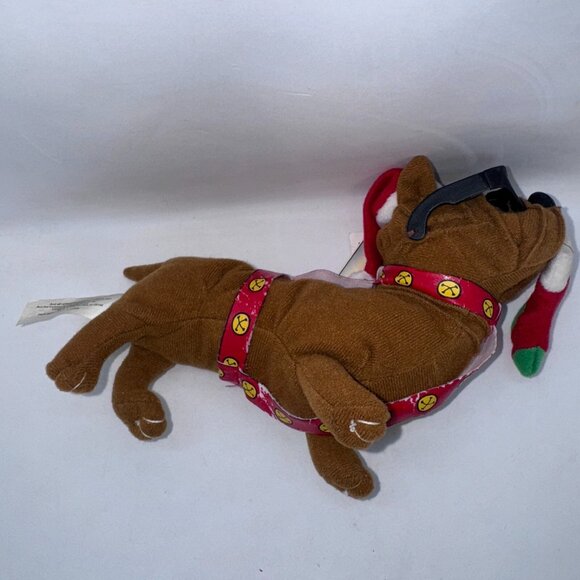 Vintage 2001 Homies Chato Pitbull Plush Christmas Rare NWT 8" - Picture 5 of 7